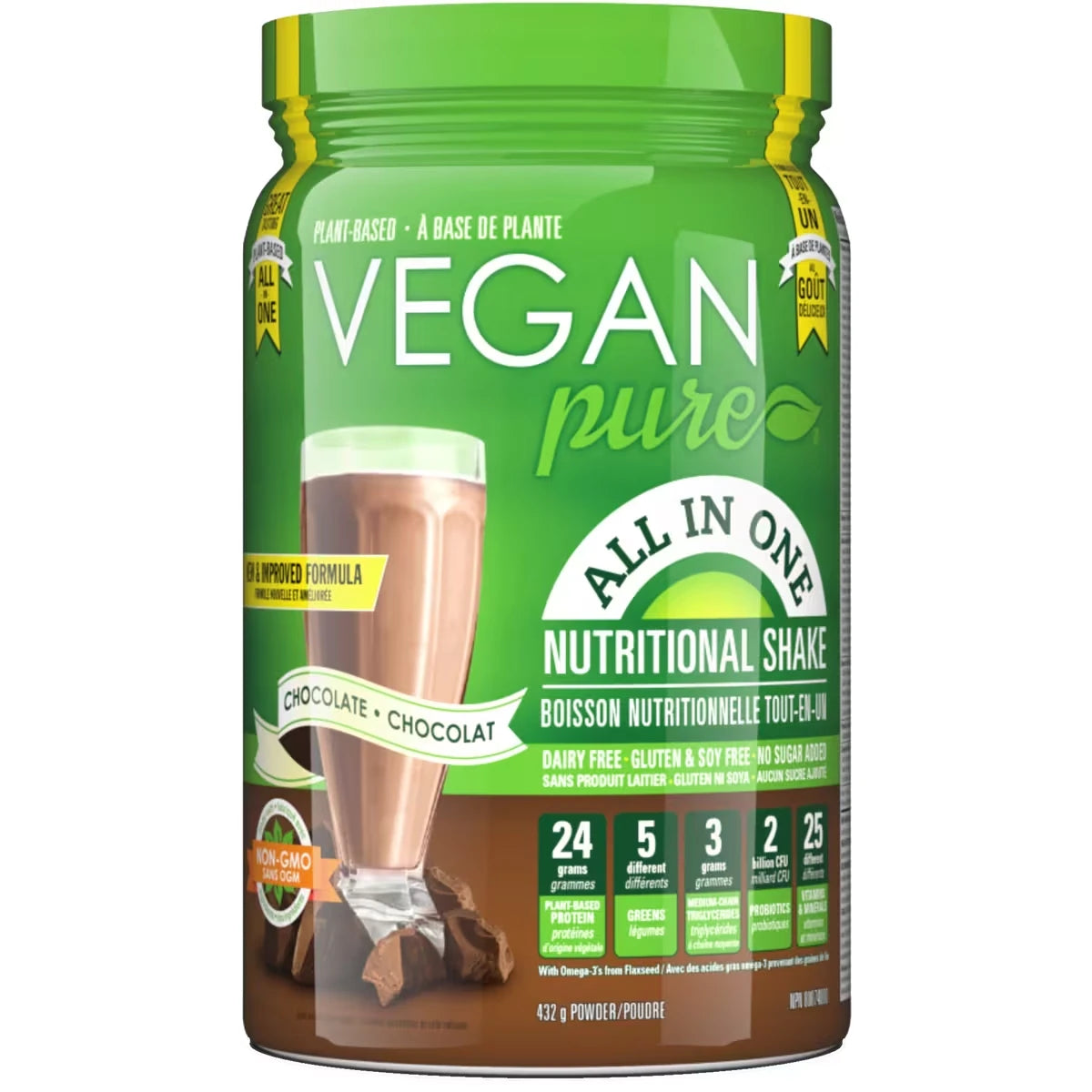 Proteína en Polvo Todo en Uno Chocolate Vegan Pure