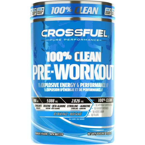 Pre-entrenamiento 100 % Puro Azul Glacial Crossfuel