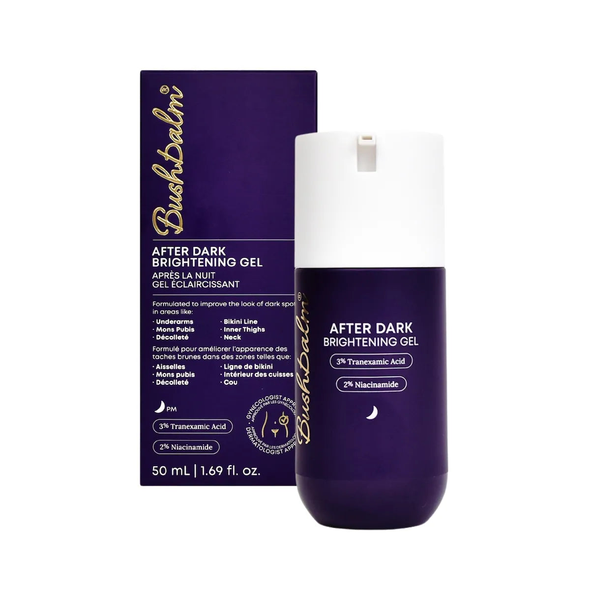 Gel Corporal Aclarante de Noche Bushbalm