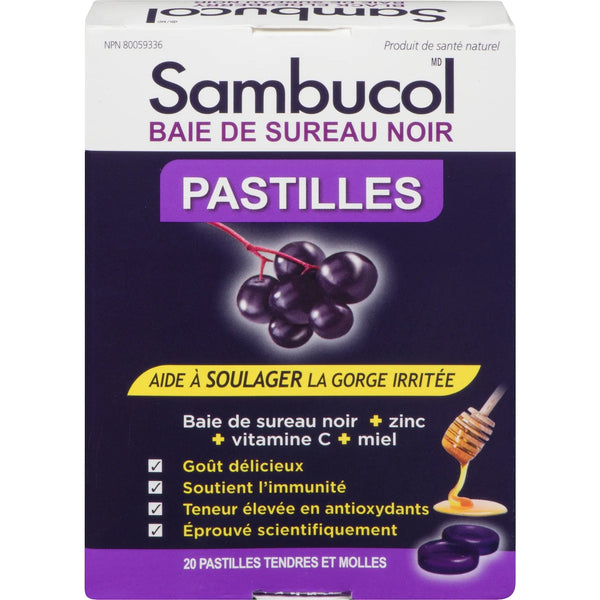 Pastillas de Saúco Negro Sambucol