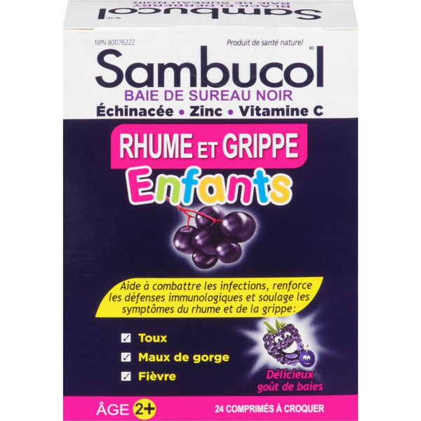Suplemento Resfrío y Gripe para Niños Sambucol