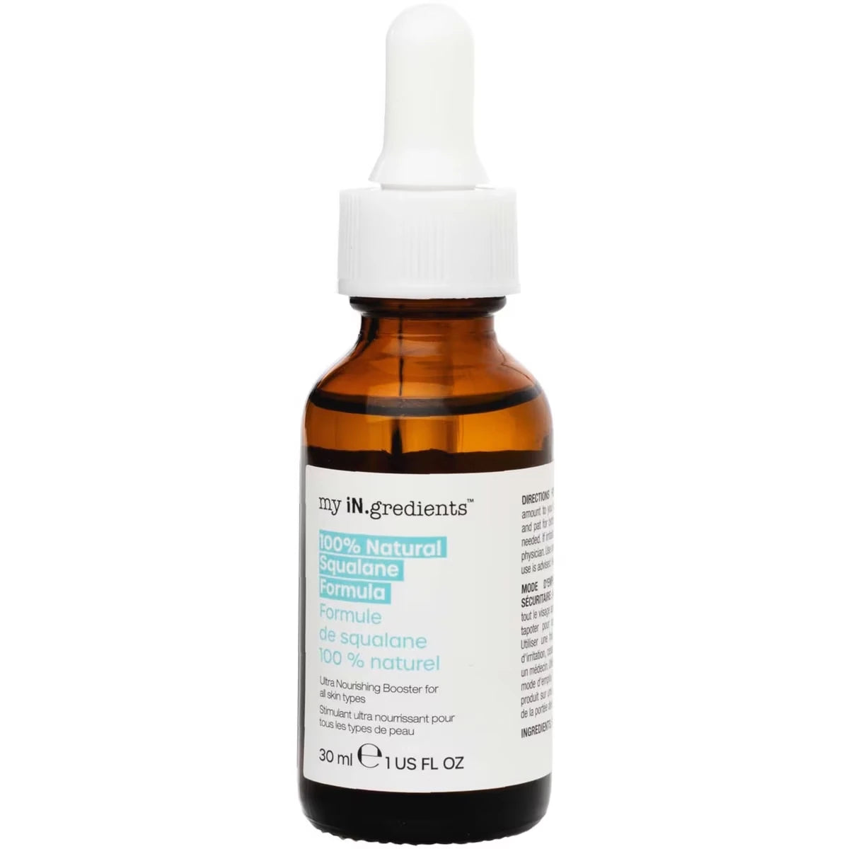 100% Natural Squalane Fórmula my iN.gredients