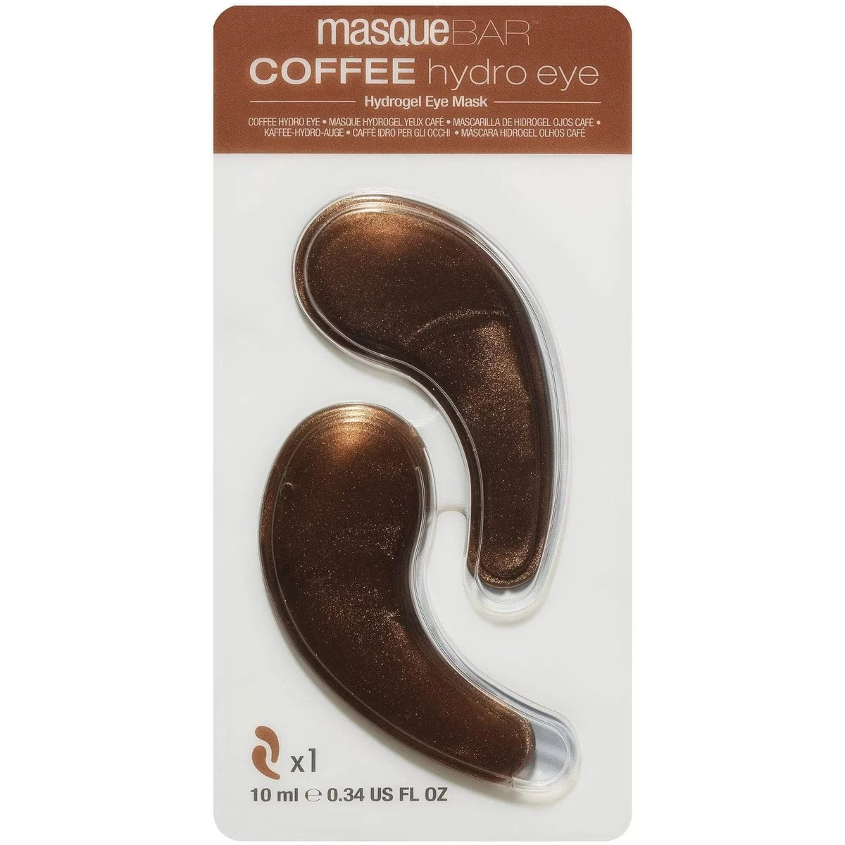 Contorno de Ojos Coffee Hydro Gel Eye Patches Masque Bar