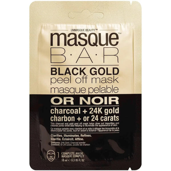 Mascarilla Facial Black Gold Peel Off Masque Bar