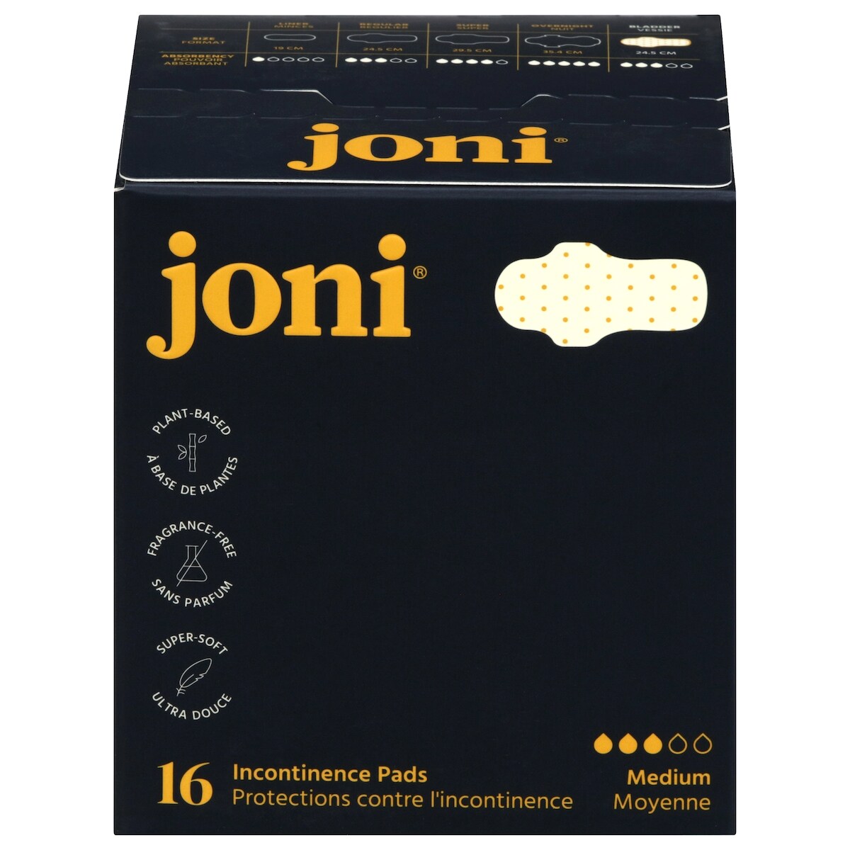 Toallas para Incontinencia de Bambú Orgánico Absorción Rápida JONI
