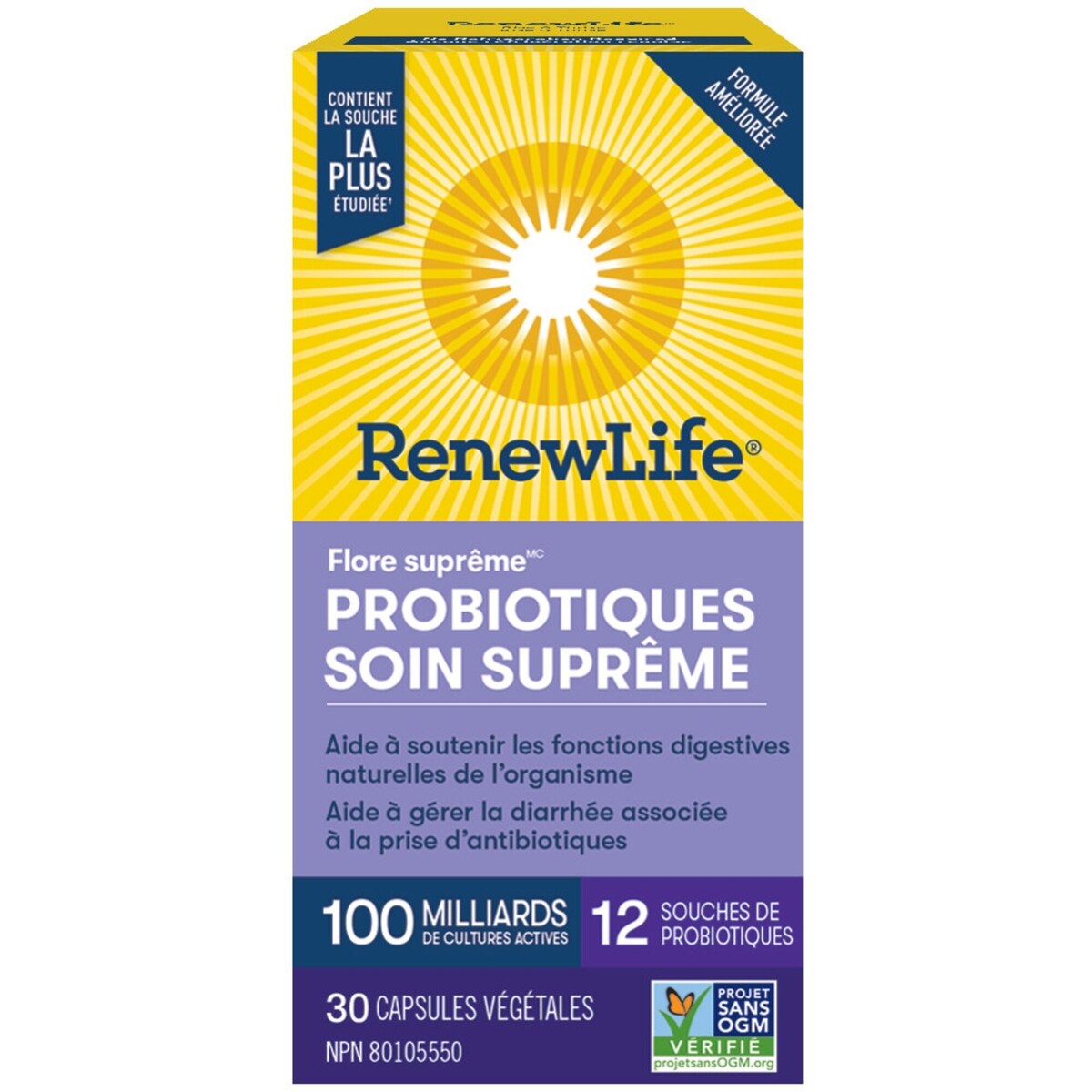 Probiótico Flora Suprema 30 Cápsulas Renew Life