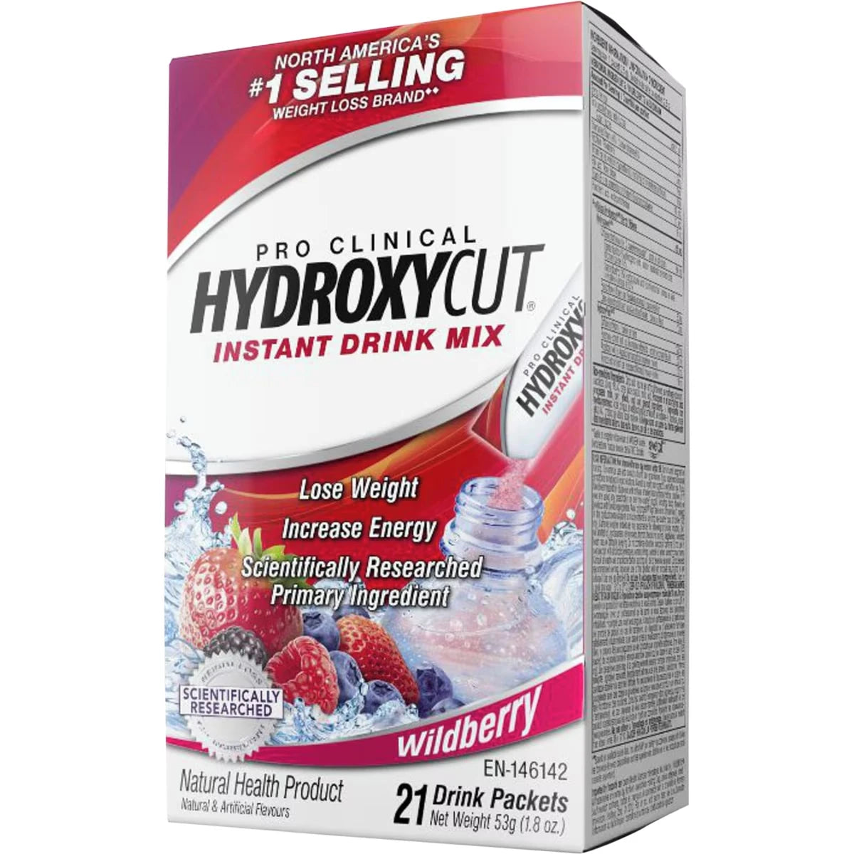 Polvo para Bebida Instantánea Sabor Bayas Silvestres Hydroxycut