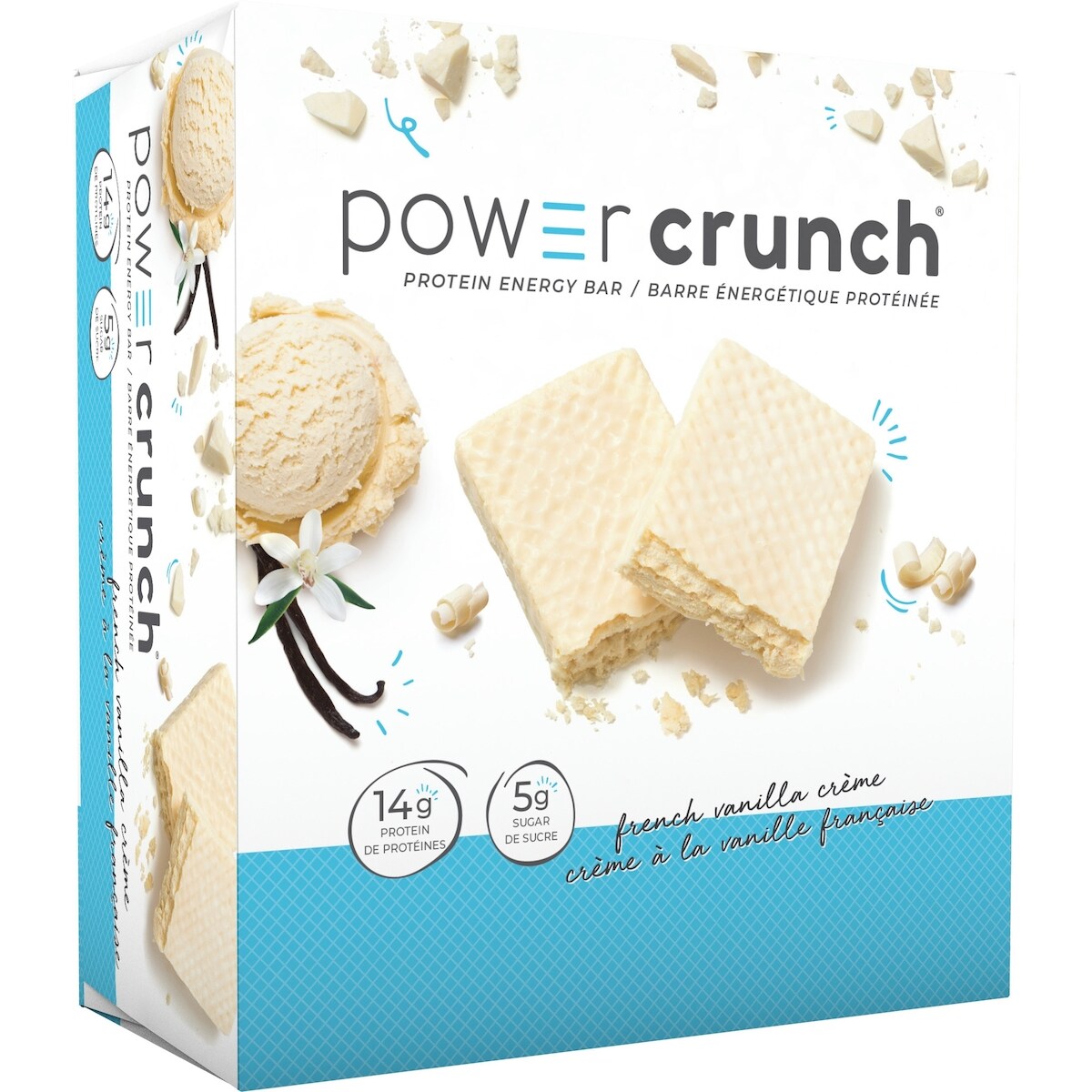 Barras de Proteína Vainilla Francesa 12 un Power Crunch