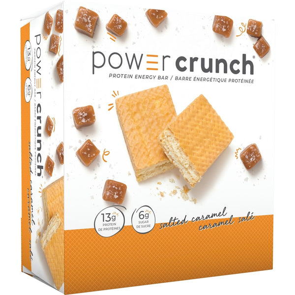 Barra de Proteína Caramelo Salado Pack 12 Power Crunch