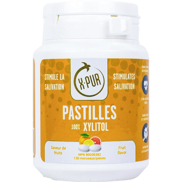 Pastillas X-PUR Sabor Frutas Xylitol