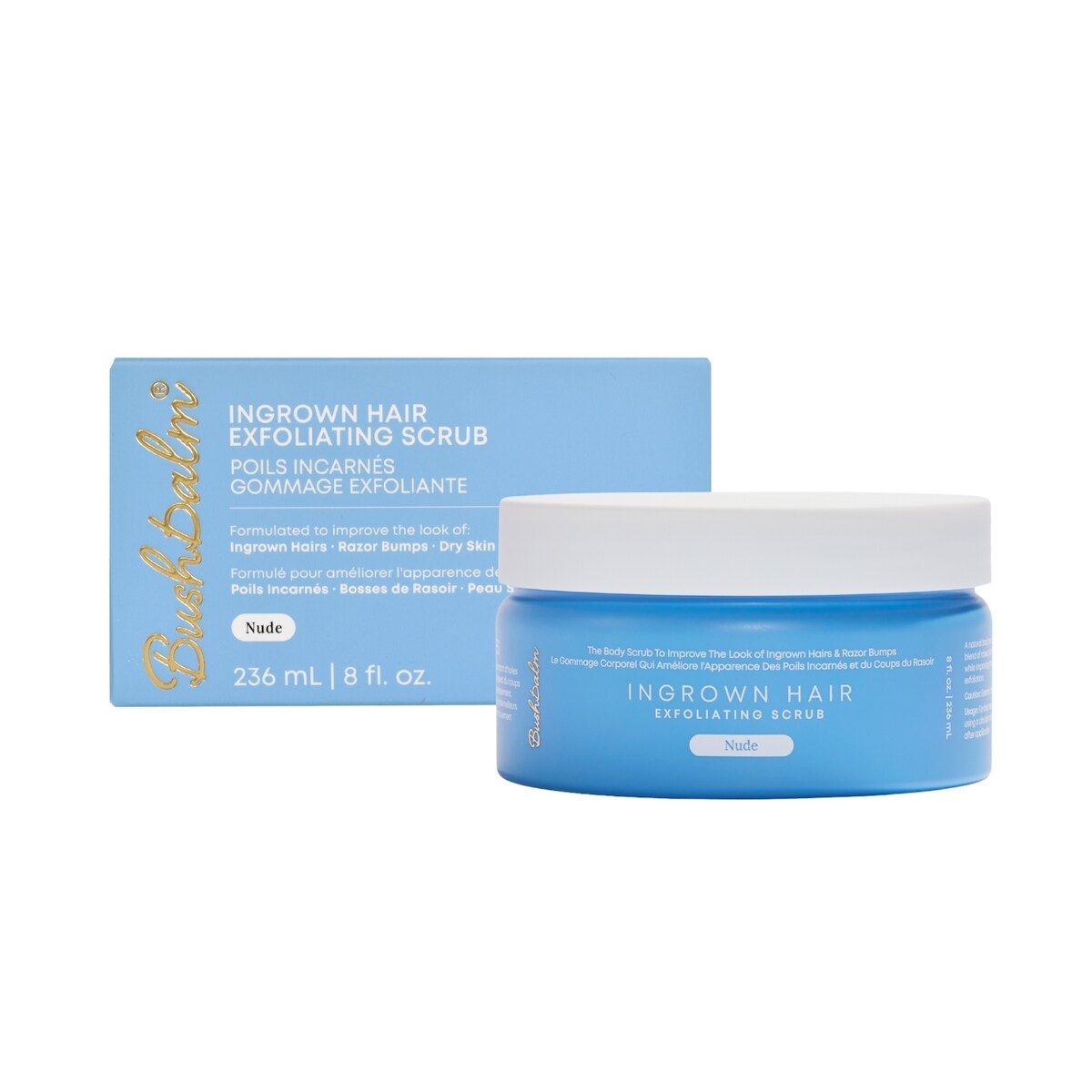Exfoliante Corporal para Vellos Encarnados Nude Bushbalm