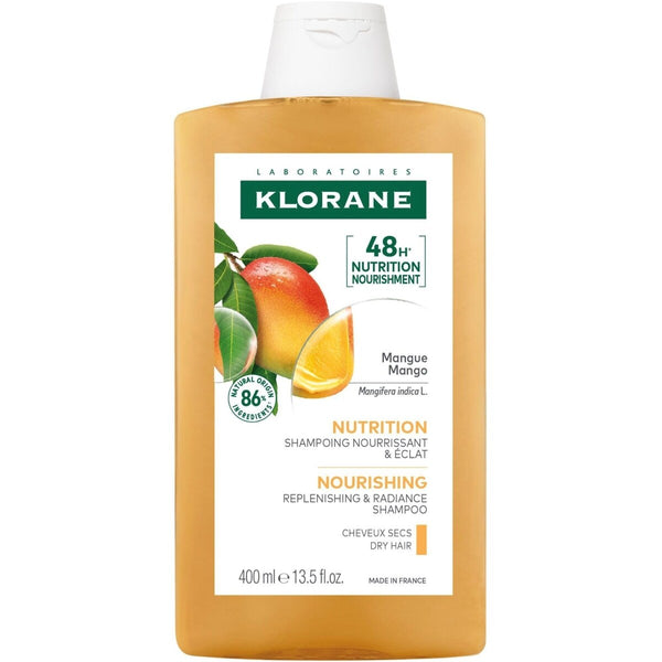 Shampoo Nutrición de Mango para Cabello Seco Klorane