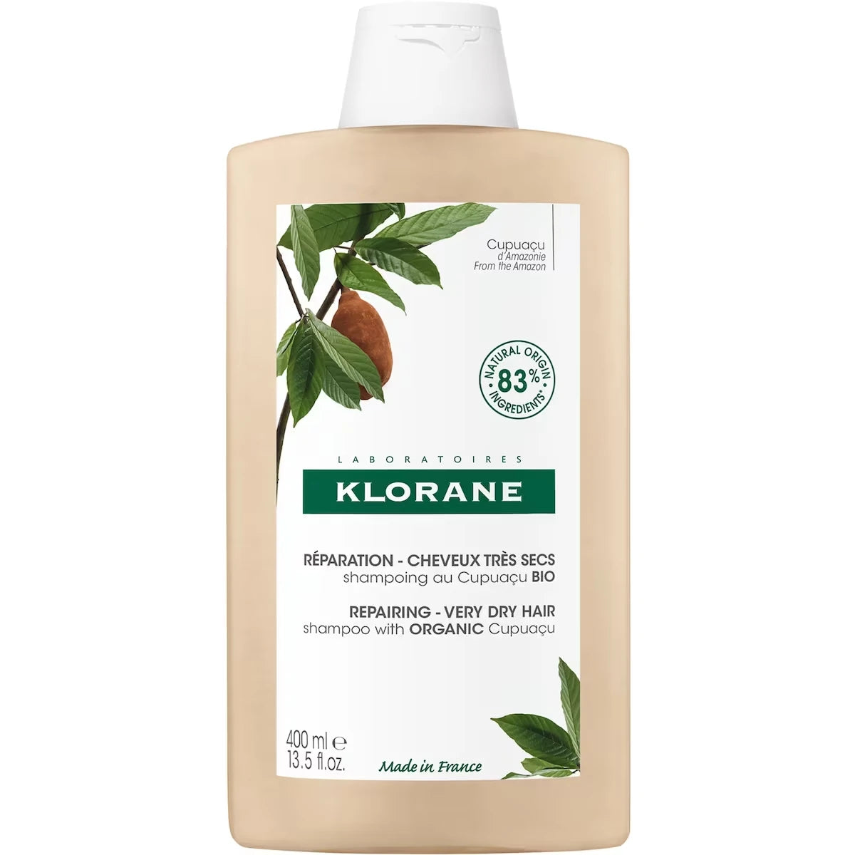Shampoo con Cupuacu BIO - Reparador - Cabello Muy Seco Klorane