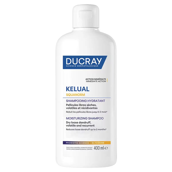 Shampoo Kelual Squanorm para Cuero Cabelludo Graso Ducray