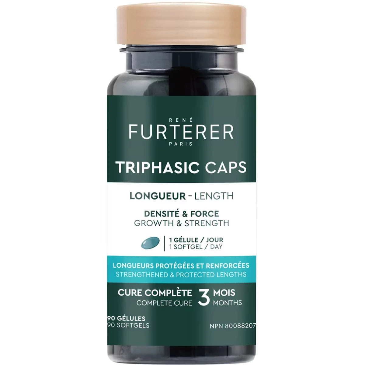 Suplemento en Cápsulas Triphasic para el Cabello Rene Furterer