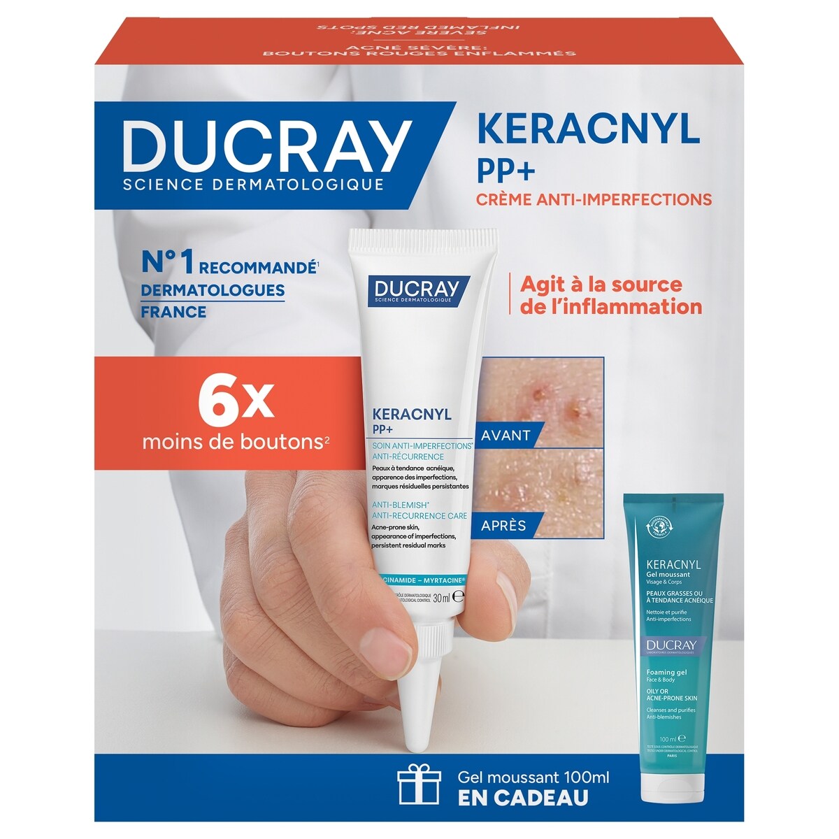 Set Keracnyl PP+ para Piel con Imperfecciones Ducray