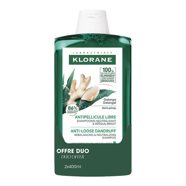 Shampoo Dúo Neutralizante y Reequilibrante de Galanga Klorane