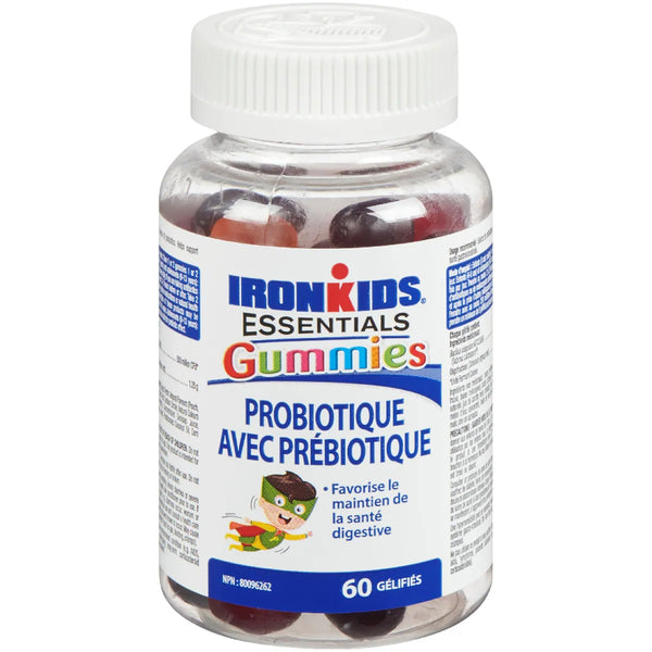 Gomitas Probióticas con Prebiótico Esenciales Iron Kids