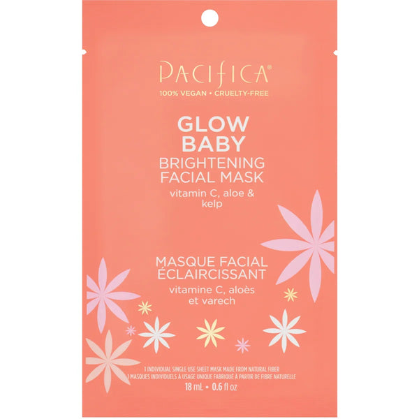 Mascarilla Facial Glow Baby Iluminador Pacifica Beauty