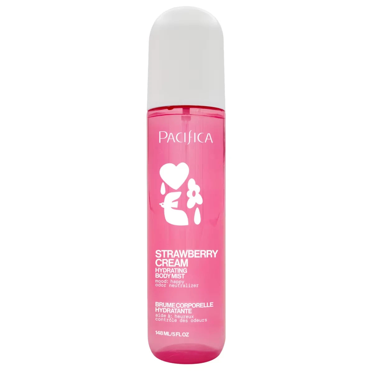Fragancia Hydrating Bruma Corporal Strawberry Crema Pacifica Beauty