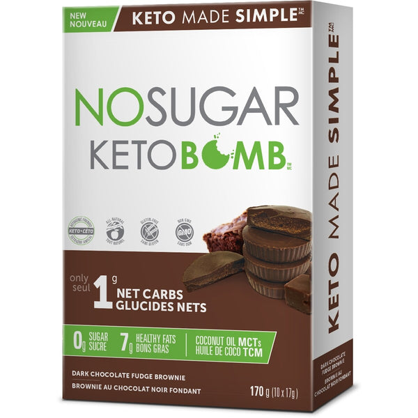 Barra Bomb Sabor Brownie de Chocolate Amargo No Sugar