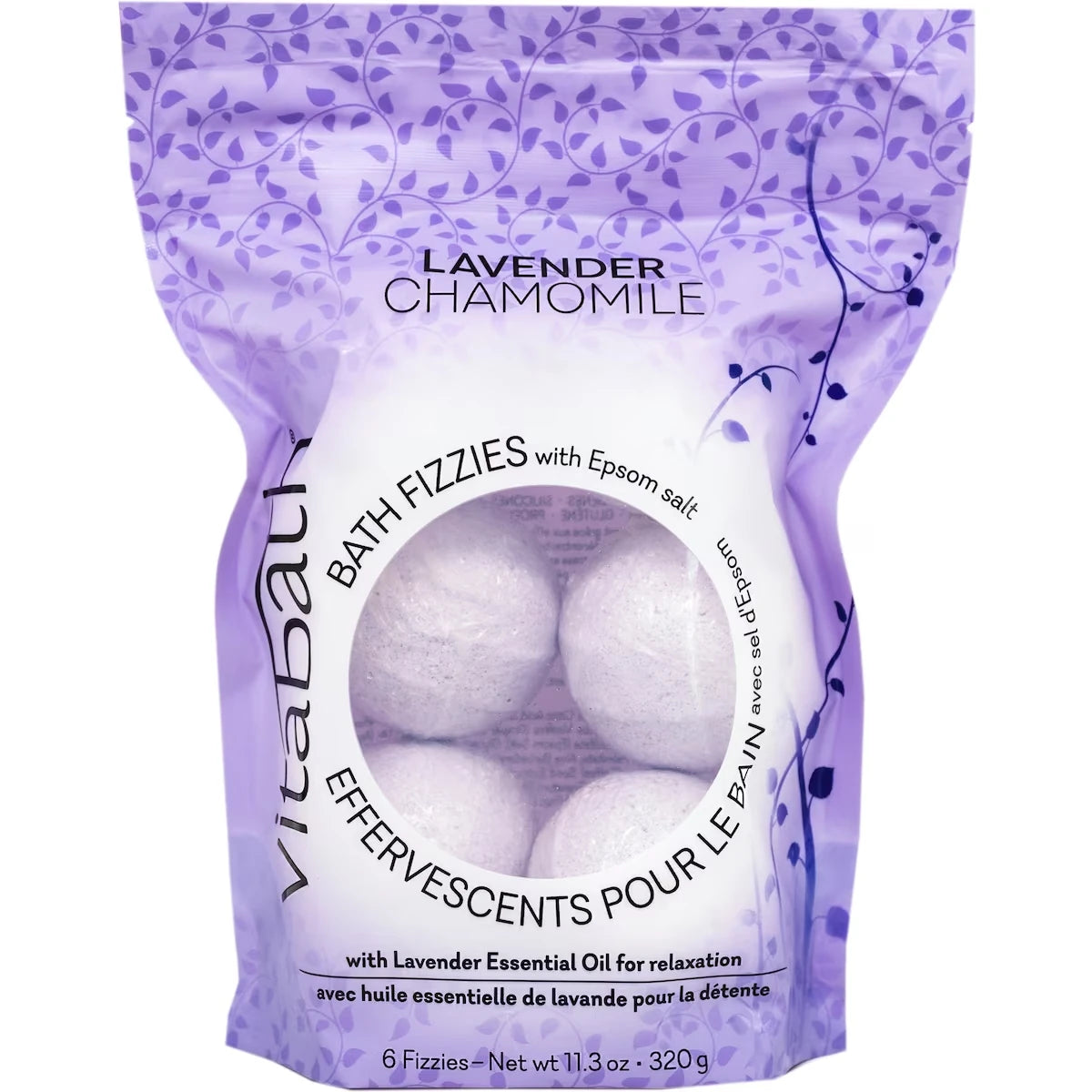 Tabletas Efervescentes de Baño Lavanda y Manzanilla Vitabath
