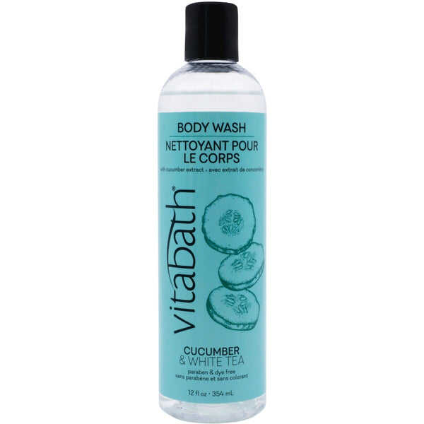Gel de Baño Pepino & Té Blanco sin Parabenos ni Colorantes Vitabath