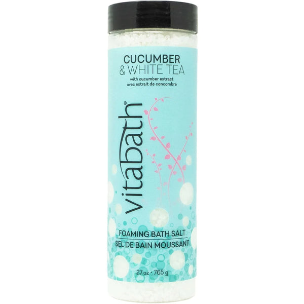 Cucumber & Té Blanco Sal de Baño De Burbujas Vitabath