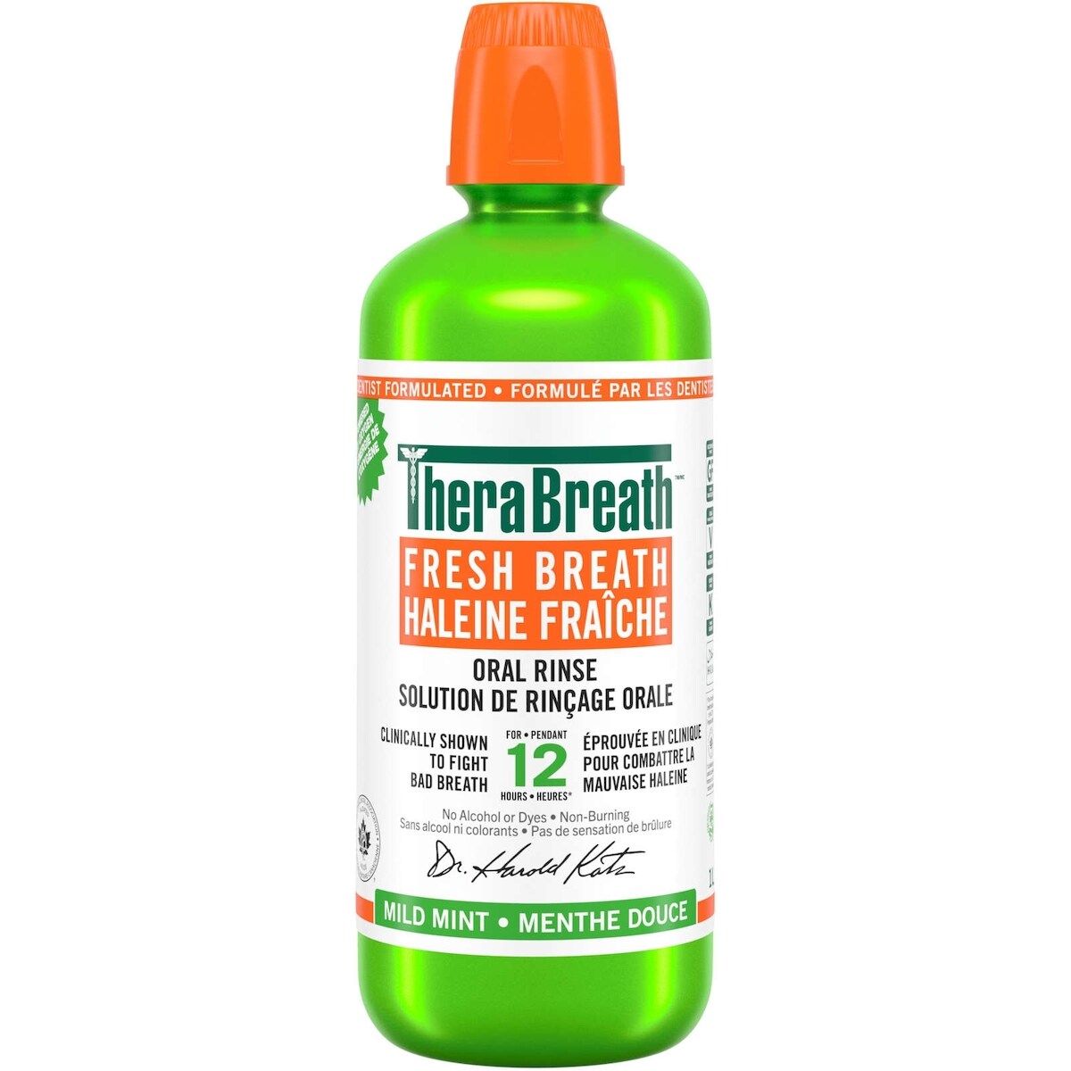 Enjuague Bucal Aliento Fresco Menta Suave 1 L TheraBreath