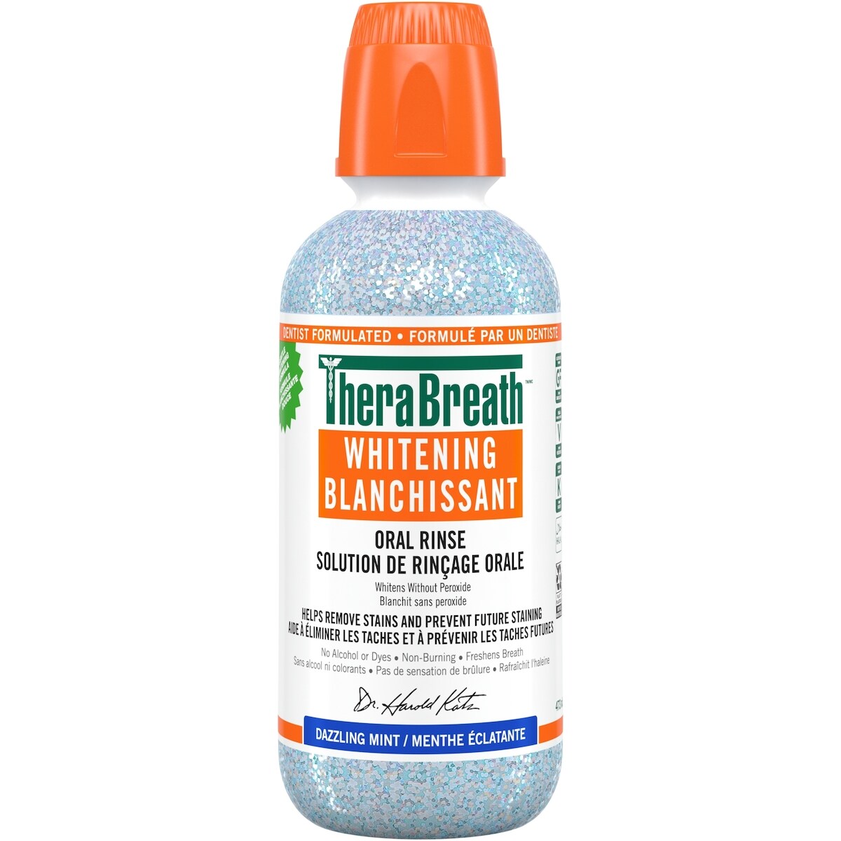Enjuague Bucal Blanqueador Menta Intensa TheraBreath
