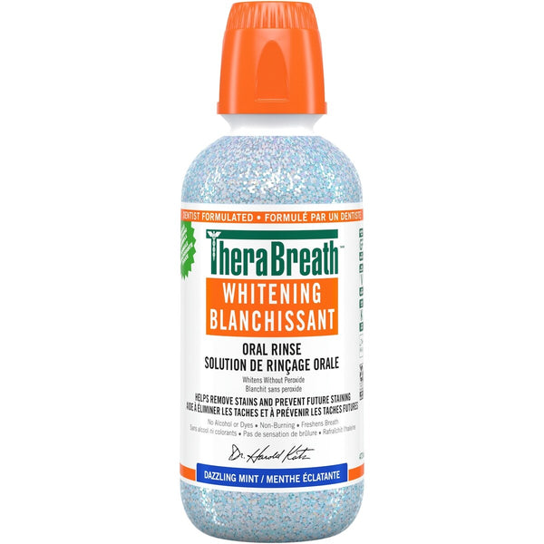 Enjuague Bucal Blanqueador Menta Intensa TheraBreath