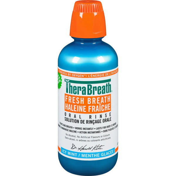 Enjuague Bucal Menta Glacial 473 ml TheraBreath