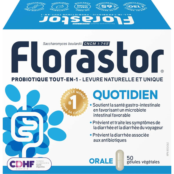 Probiótico de Uso Diario 50 Cápsulas Florastor