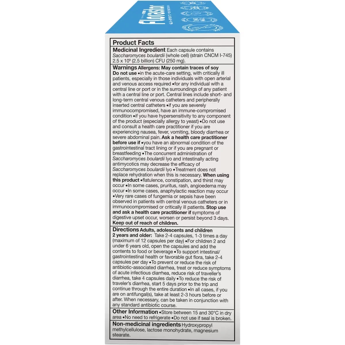 Suplemento Uso Diario 100 Cápsulas Florastor