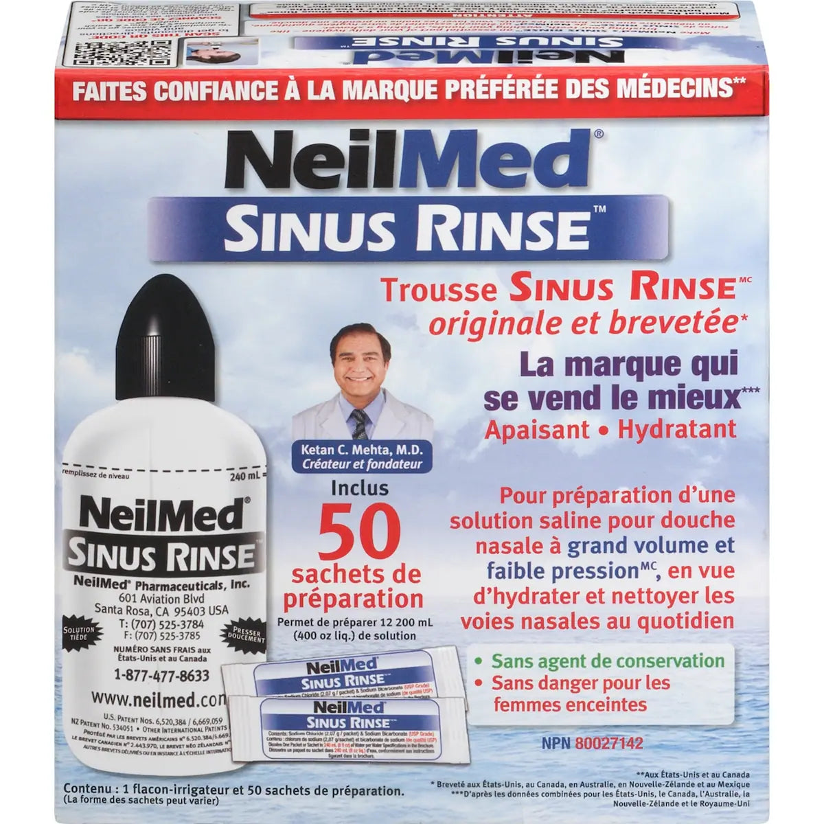 Kit de Enjuague Nasal Sinus Rinse Neilmed