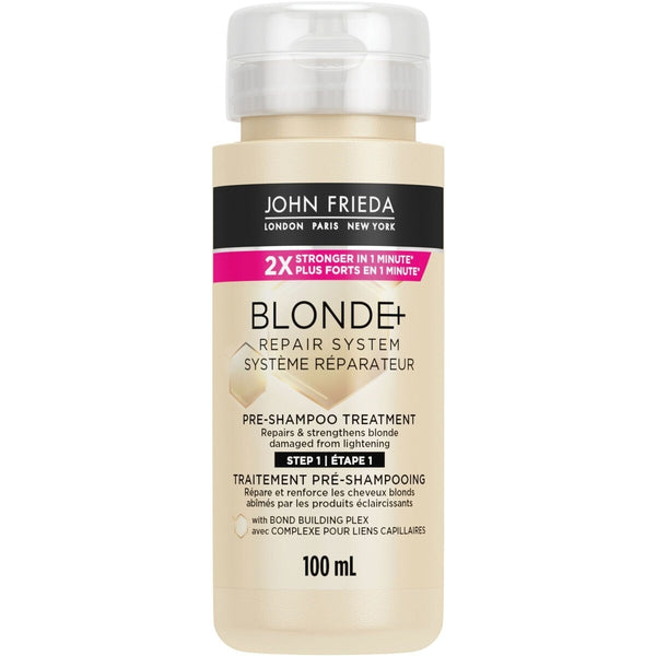 Shampoo Blonde+ Système Reparador Tratamiento Pré John Frieda
