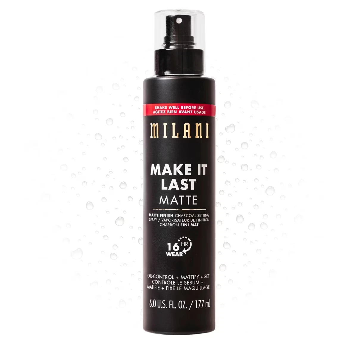 Maquillaje de Rostro Make It Last Matte - Finish Carbón Milani