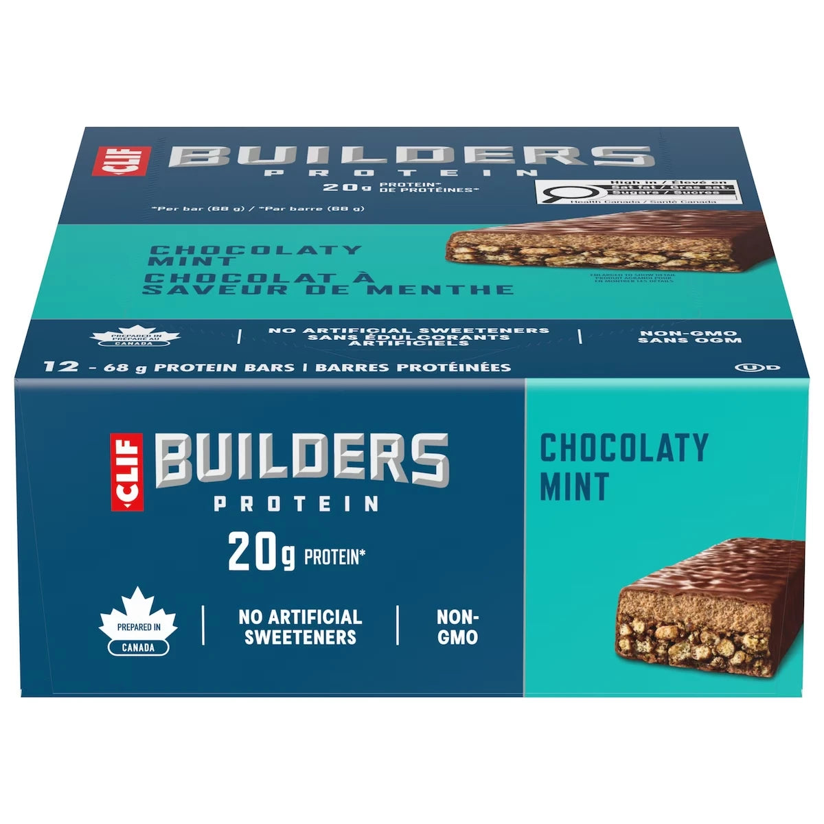Barra de Proteína Builder's Chocolate y Menta 68 g Clif