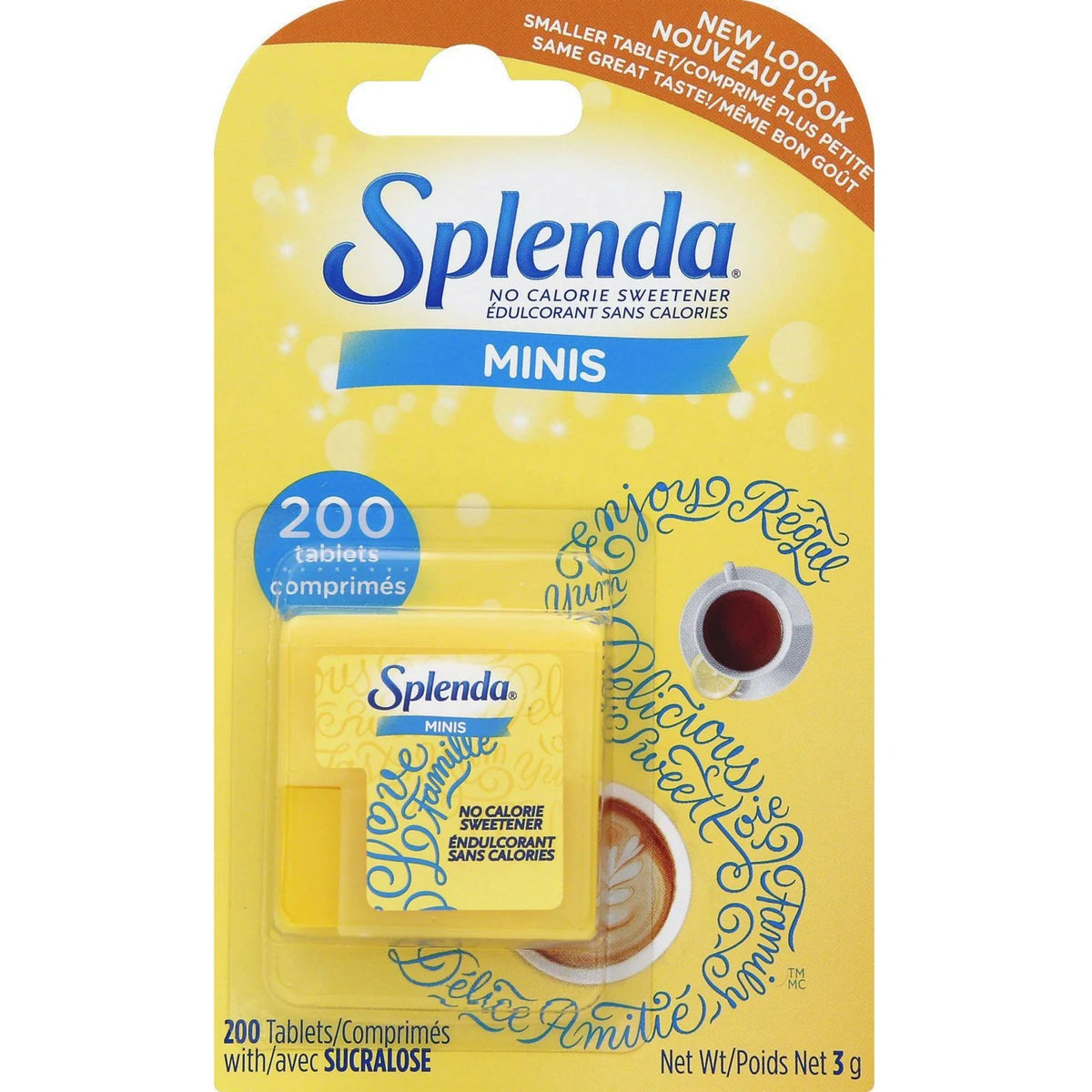 Edulcorante sin Calorías en Comprimidos Splenda