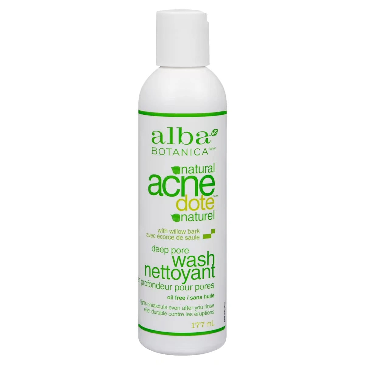 Limpiador Facial para Acné con Corteza de Sauce Alba Botanica