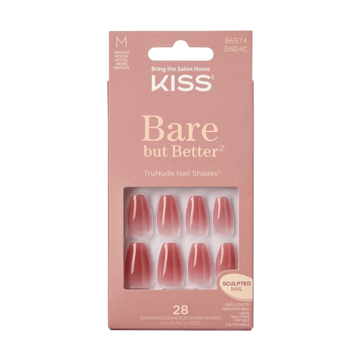 Bare But Better Uñas Nude Kiss
