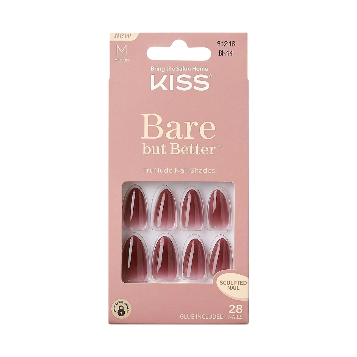 Uñas Postizas Bare But Better Kiss