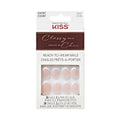 Uñas Postizas Classy Ovaladas Cortas Blanco Claro 28 u Kiss
