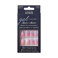 Uñas Postizas Gel Fantasy Almendra Medianas Rosado 30 u Kiss