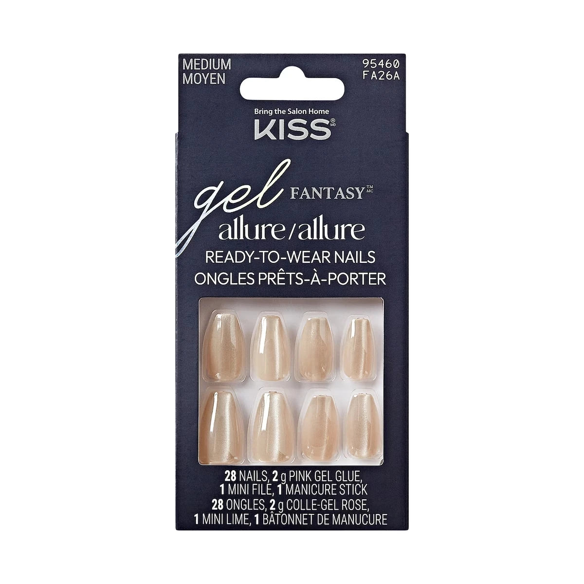Uñas Postizas Gel Fantasy Allure 30 un. Kiss
