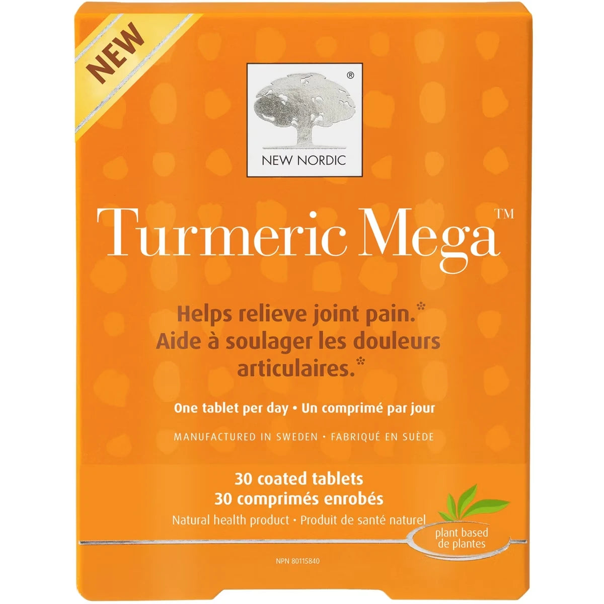 Suplemento de Cúrcuma Mega New Nordic