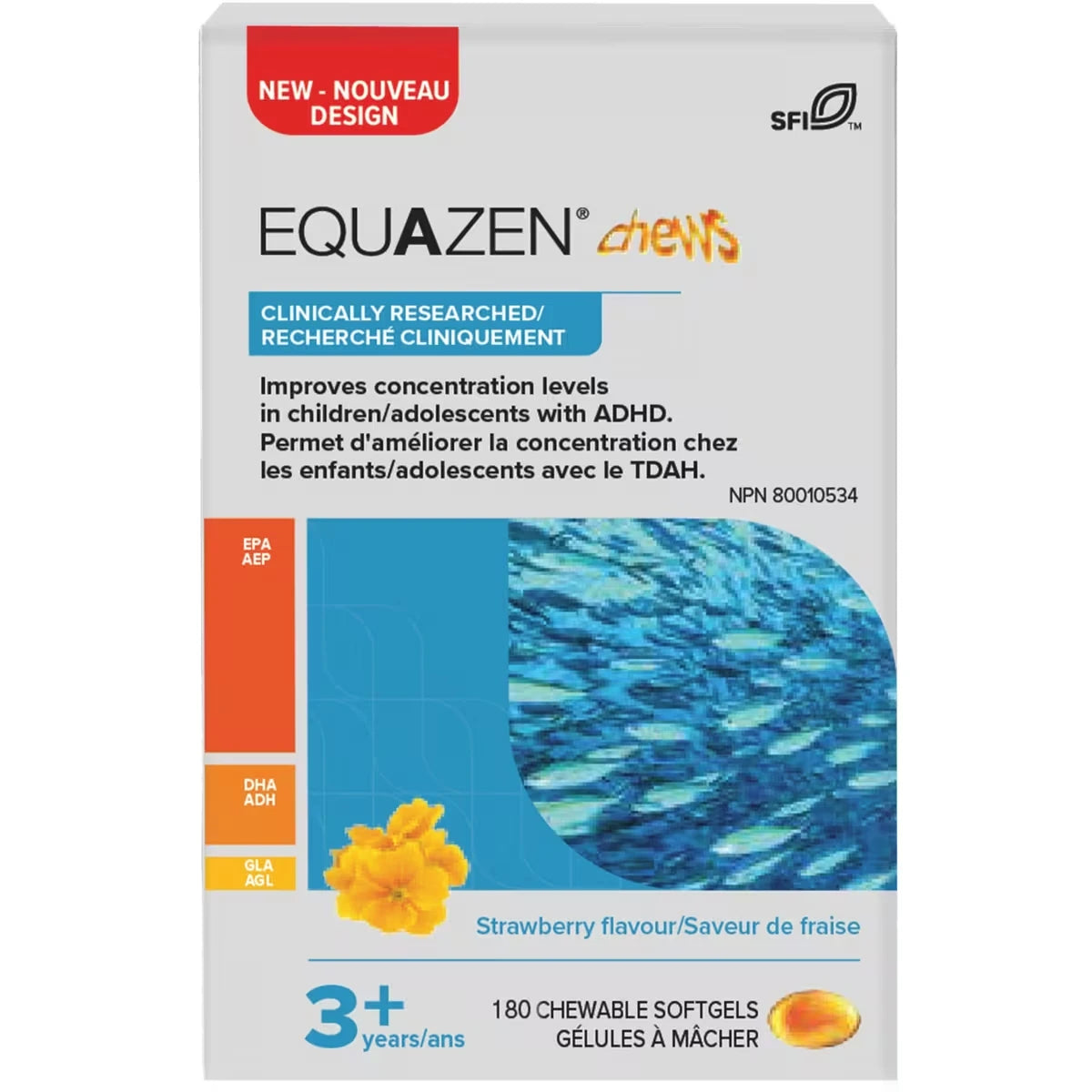 Cápsulas Blandas Masticables Frutilla Equazen
