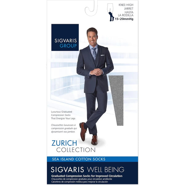 Calcetines de Compresión Sea Island Hombre Negro Talla B Sigvaris