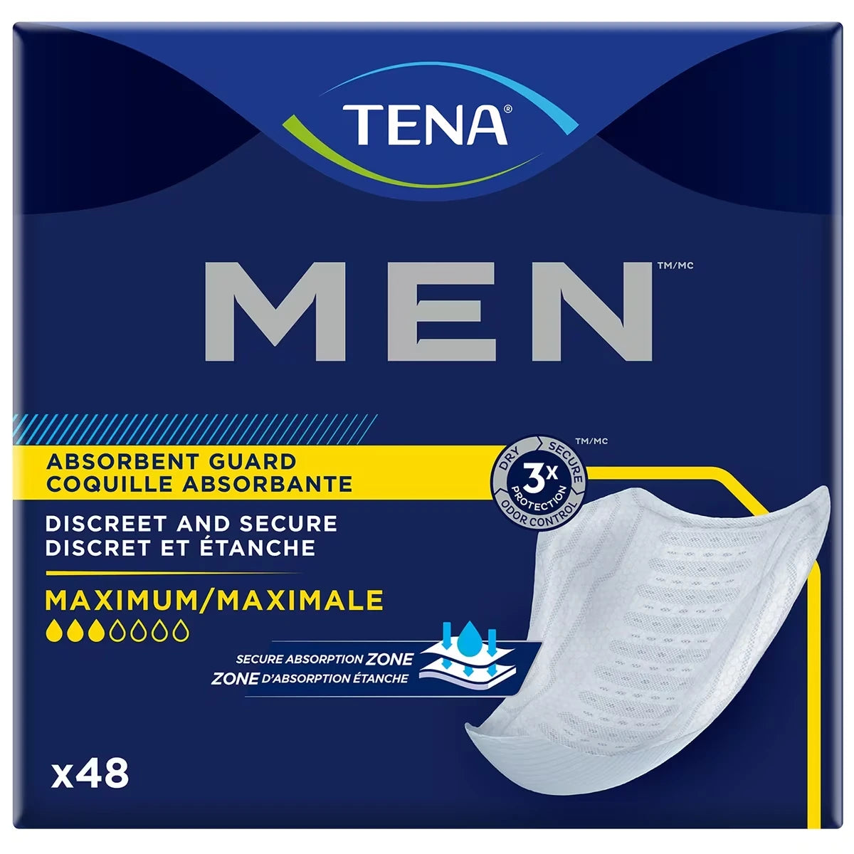 Protectores Absorbentes MEN Absorción Media Tena