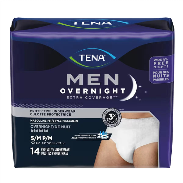 Ropa Interior Absorbente Nocturna para Hombre Tena